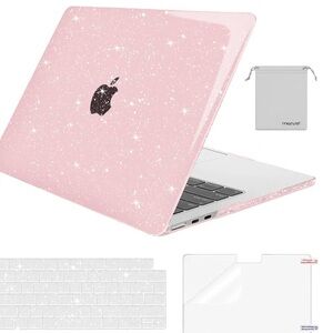 Pink Glitter MacBook Case